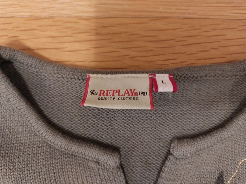 Блуза Replay с дълъг ръкав мъжка