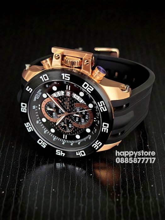 INVICTA I-Force black gold 51 mm, Инвикта нов ръчен часовник