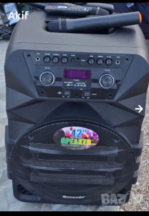 Karaoke блутут колона Meirende 12"