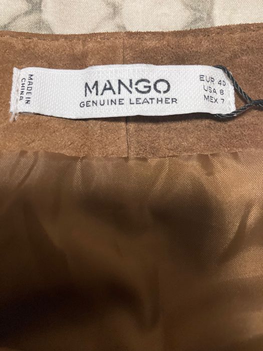 Mango -пола естествена кожа