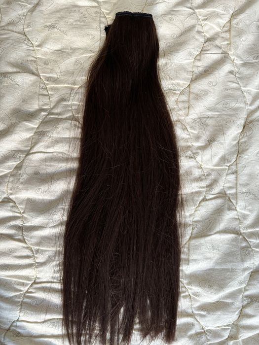 Продам волосы натуральные плотные детские 58 см