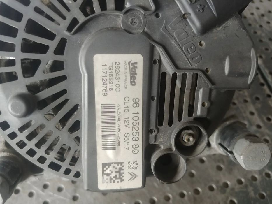 alternator 1.6 hdi  peugeot 308 208 5008 citroen c3 c4 9810525380 2624310c tg15s218