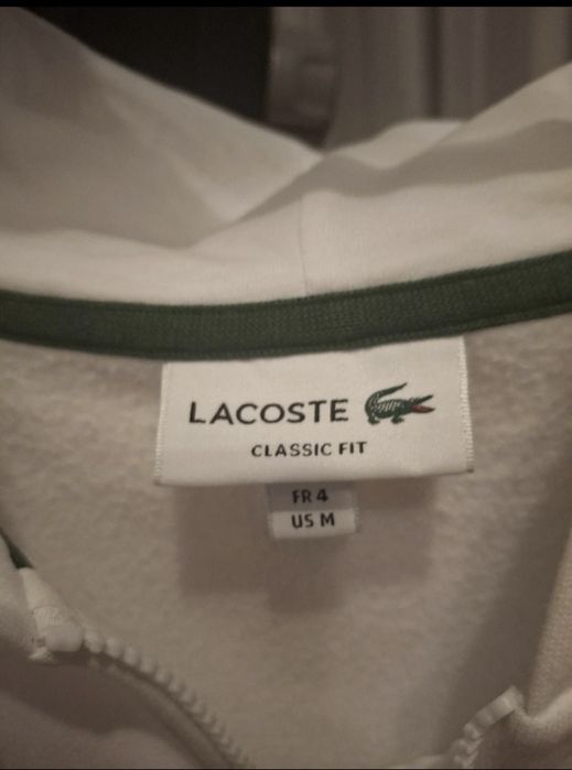 Bluza  LACOSTE alba