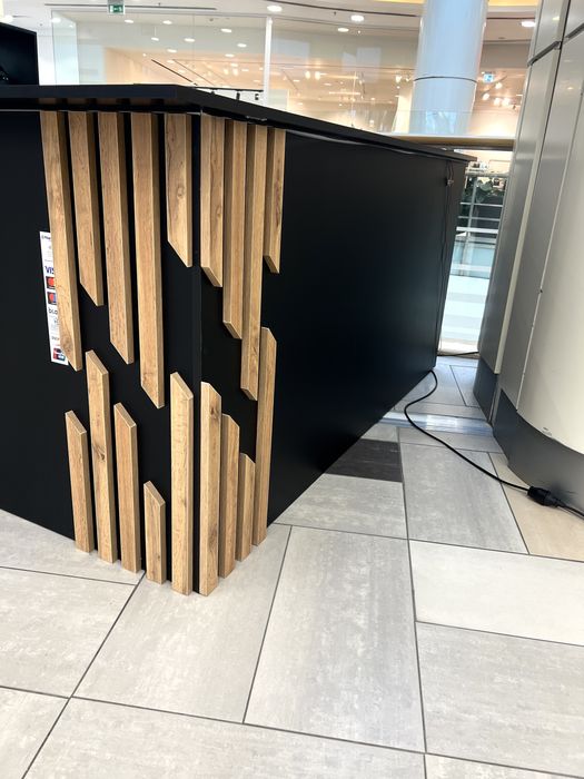 Търговски щанд / павилин /киоск 3x2 Модерен MDF + LED