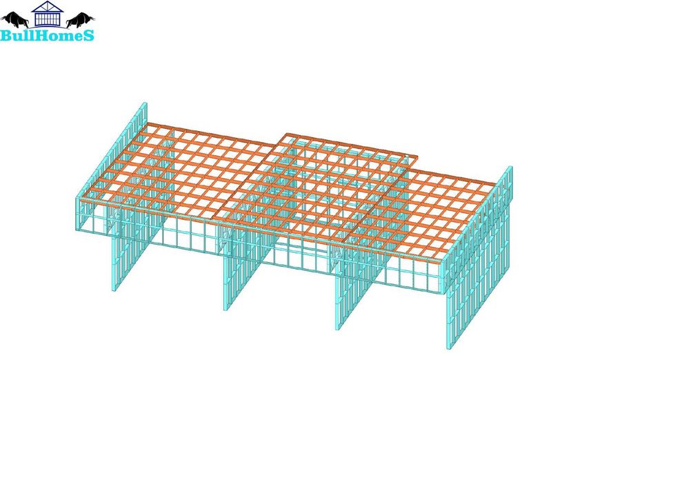 Конструкция за Автомивка - 121,8м²