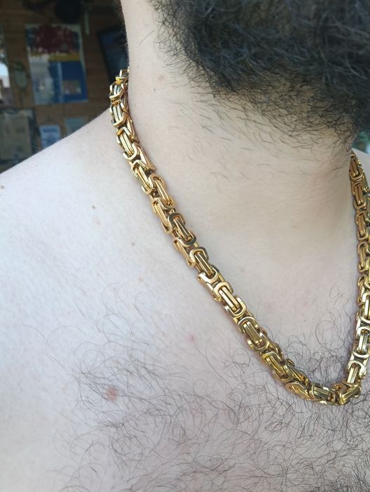 Lanț superb imitație aur