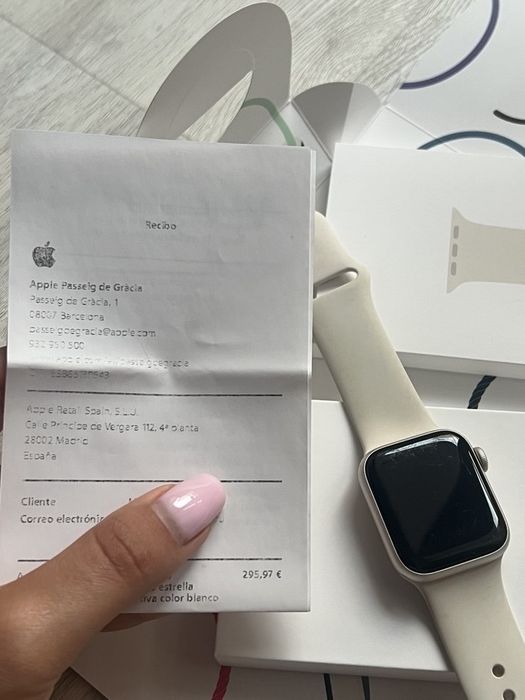 Apple Watch SE 2 40mm GPS + Cellular Starlight, 94% АКБ