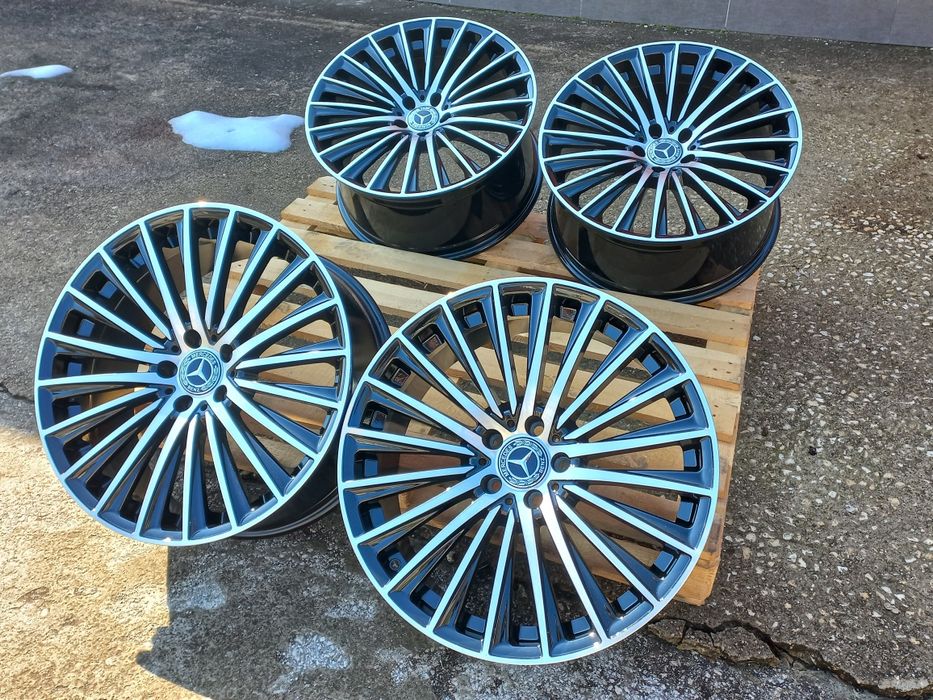 20 Mercedes /AMG 8.5j et35 9.5j et40 W221 W222 W223 Black Polish