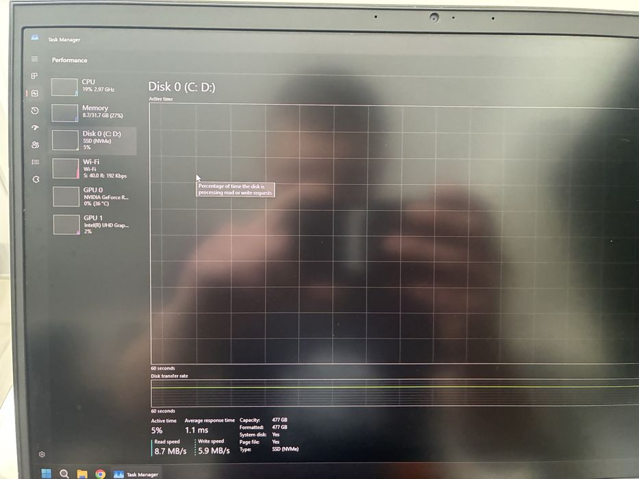 Laptop Gaming Dell g15 RTX3060 i7 gen 11