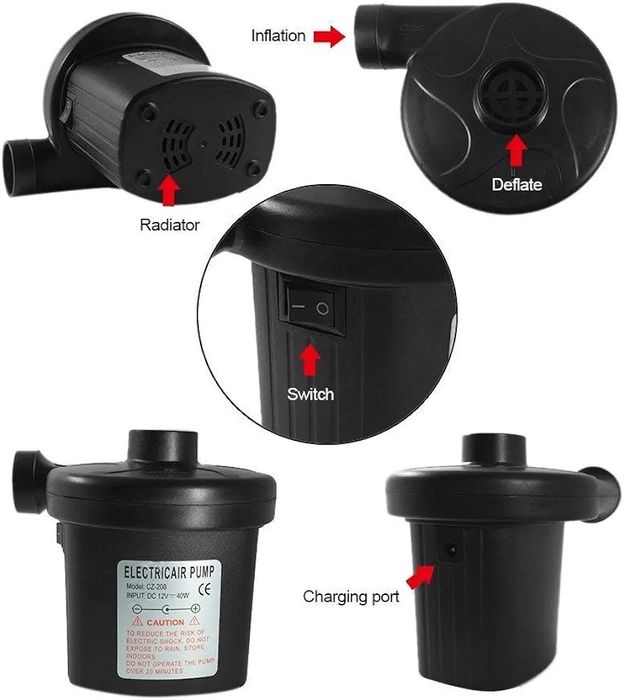 Электрический насос для накачивания воздуха