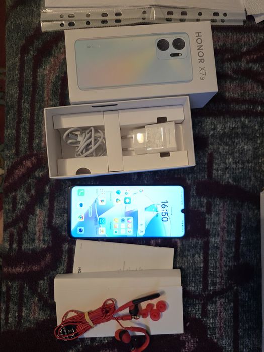 Vand Telefon mobil, Honor X7a, 4 GB RAM, 128 GB, Dual SIM, LTE, Midnig