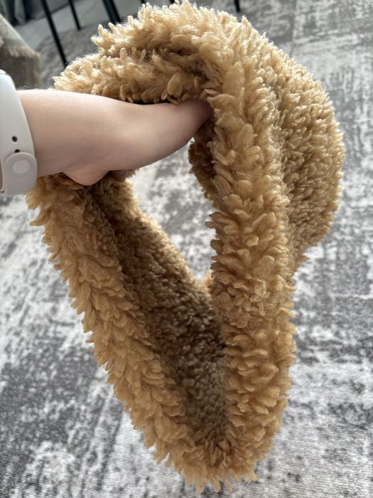 Шарф снуд пушистый новый