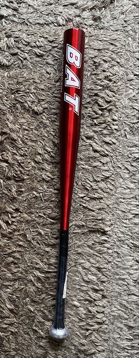 Bata de baseball aluminiu rosu/red