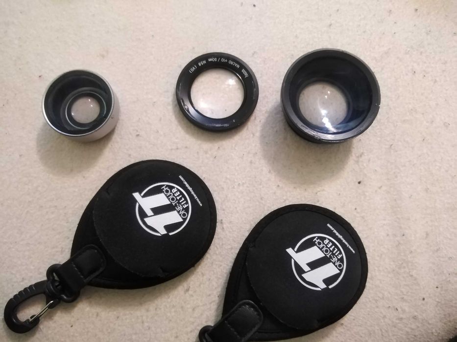 Accesorii foto-video -inele, parasolare, filtre, lentile