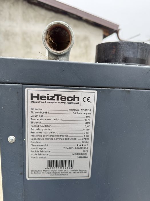 Cazan HeizTech 37 kw lemne