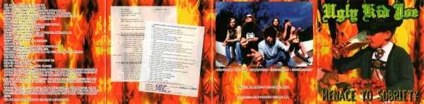 CD Ugly Kid Joe - Menace to Sobriety 1995