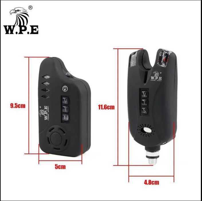Сигнализатор поклевки W.P.E. 4 + пульт (бесплатная доставка)