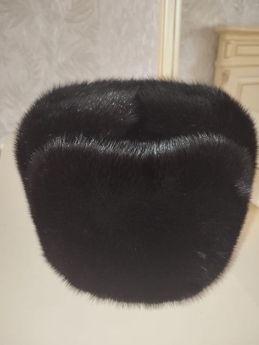 Норковая шапка мужская