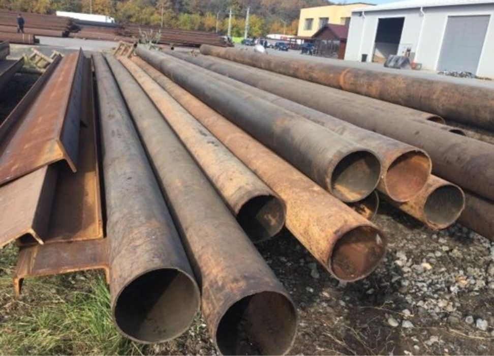 Teava metalica noua recuperata pentru subtraversari foraje protectie 219X8 273X8 324X8 356X8 406X8 508X8 610X8 711X8 813X10 1219X12