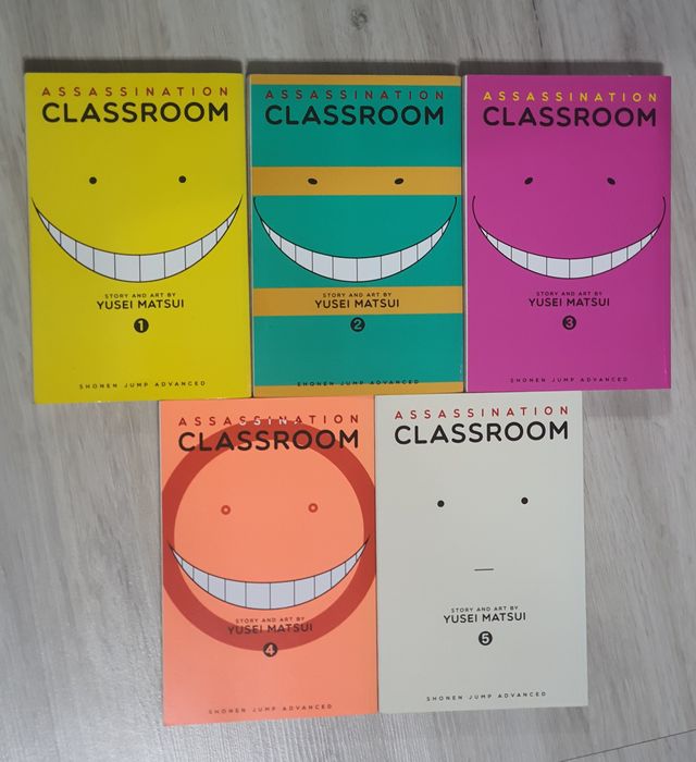 Assassination Classroom manga – set complet vol. 1–5