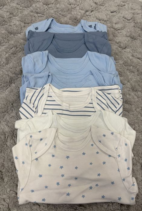Лот 7бр бодита за момче 24/36мес