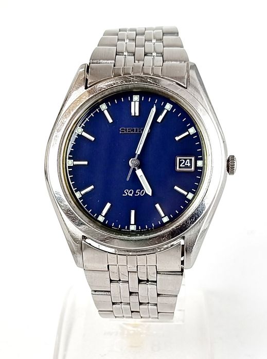 Мъжки винтидж кварцов спортен часовник Seiko 7N42-7011, работещ