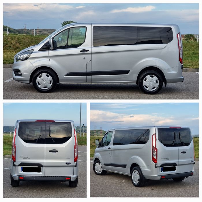 Ford Transit Custom 2018/ Climă față-spate/ 8+1 locuri/ 2.0 diesel 130
