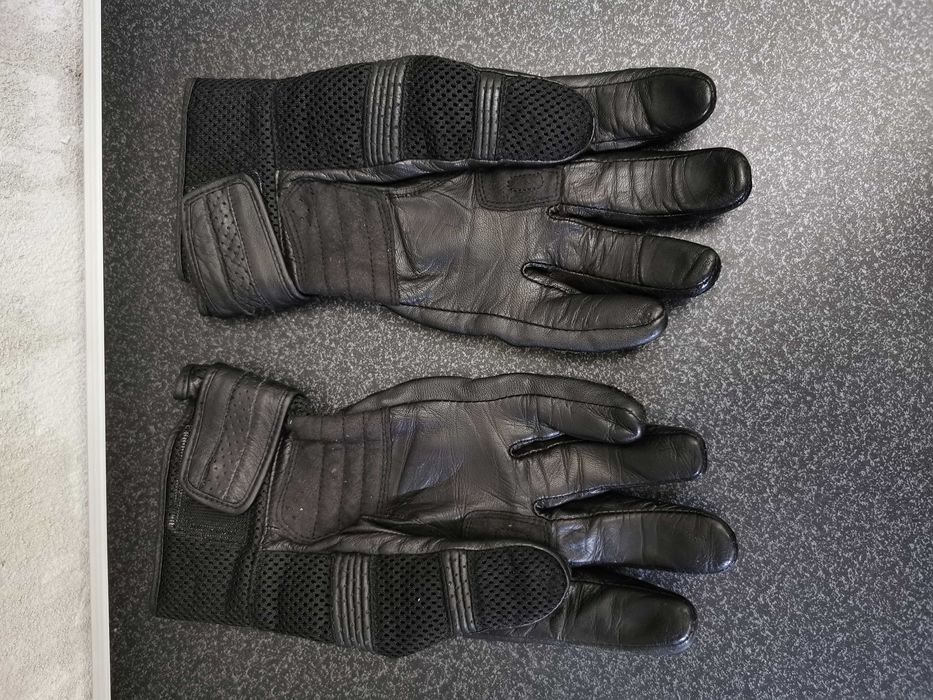 Mănuși moto piele  si textil marca Vanucci marime 3XL