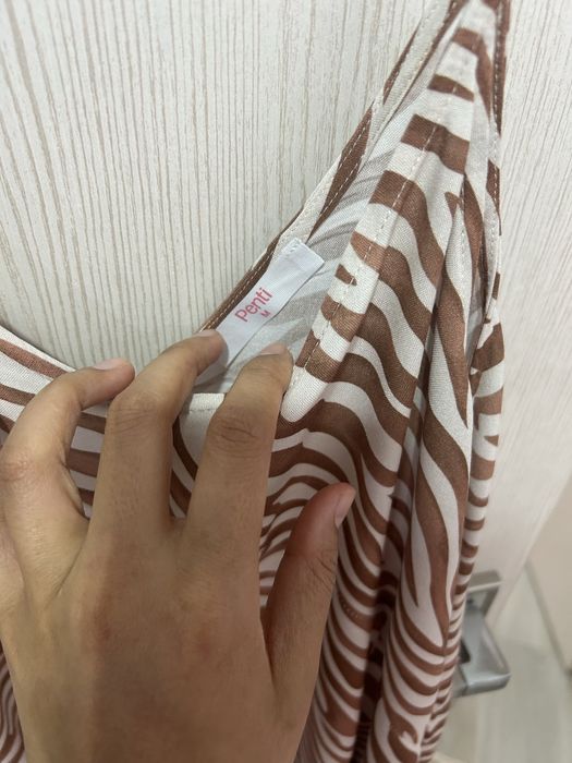 Платье пляжное длинное