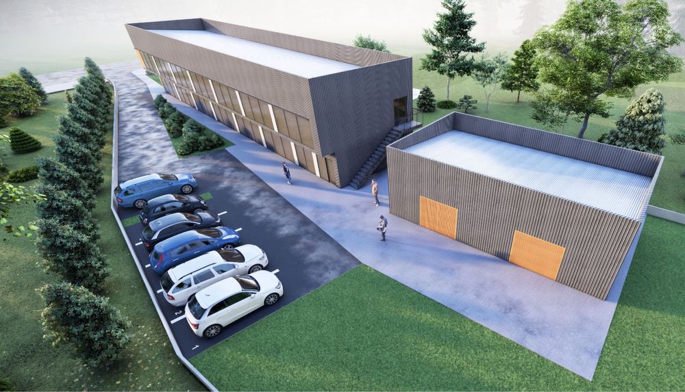 De inchiriat spatiu comercial Domnesti IF ,complex comercial stradal