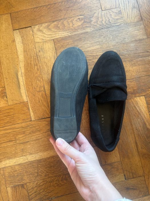 Черни обувки велур