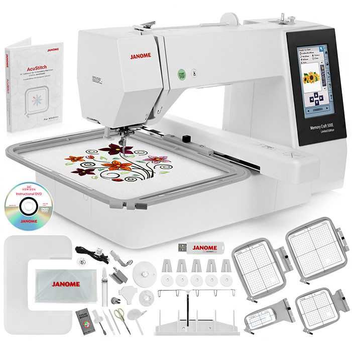 Janome Craft 500E - Embroidery - вышивальная машина +BONUS