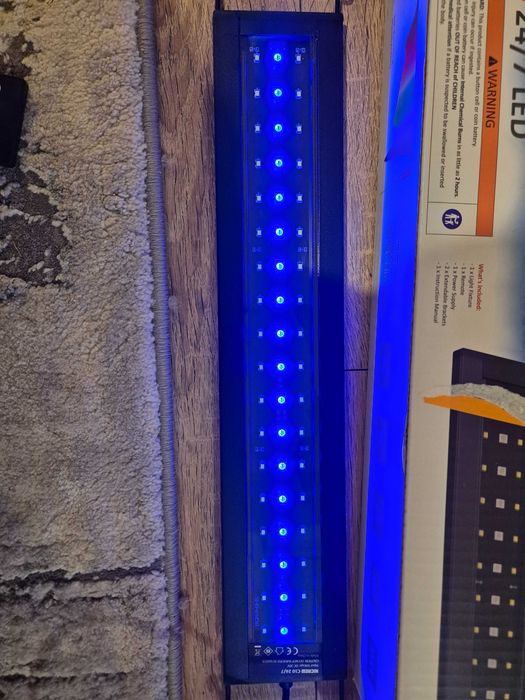 Lampa acvariu LED Nicrew 13W, full spectrum, 43 cm