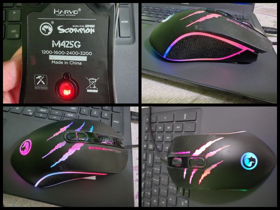 Tastatura+căști+mouse gaming RGB