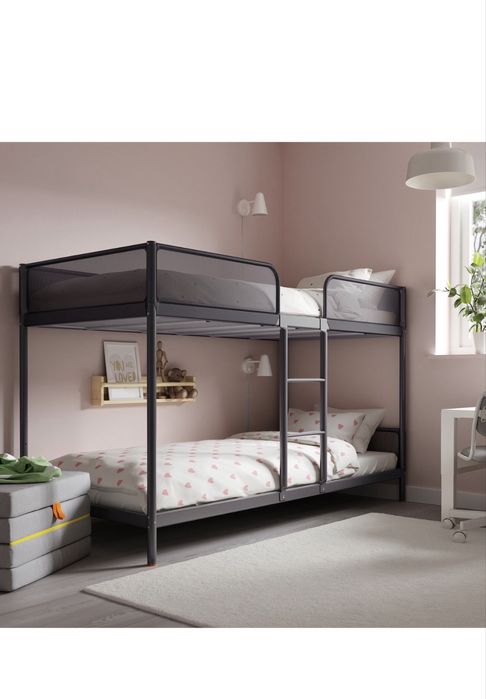 Pat metalic copii supraetajat