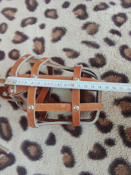 Намордник для собак СССР натуральная толстая кожа СССР НОВЫЙ