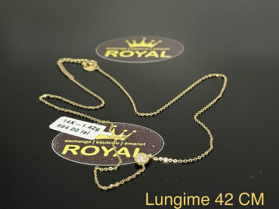 Bijuteria ROYAL : Lant AUR 14K / 1.42 GR