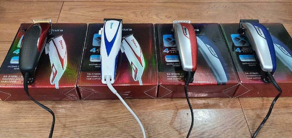 Новая Машинка для стрижки волос Sakura SA-5100BL