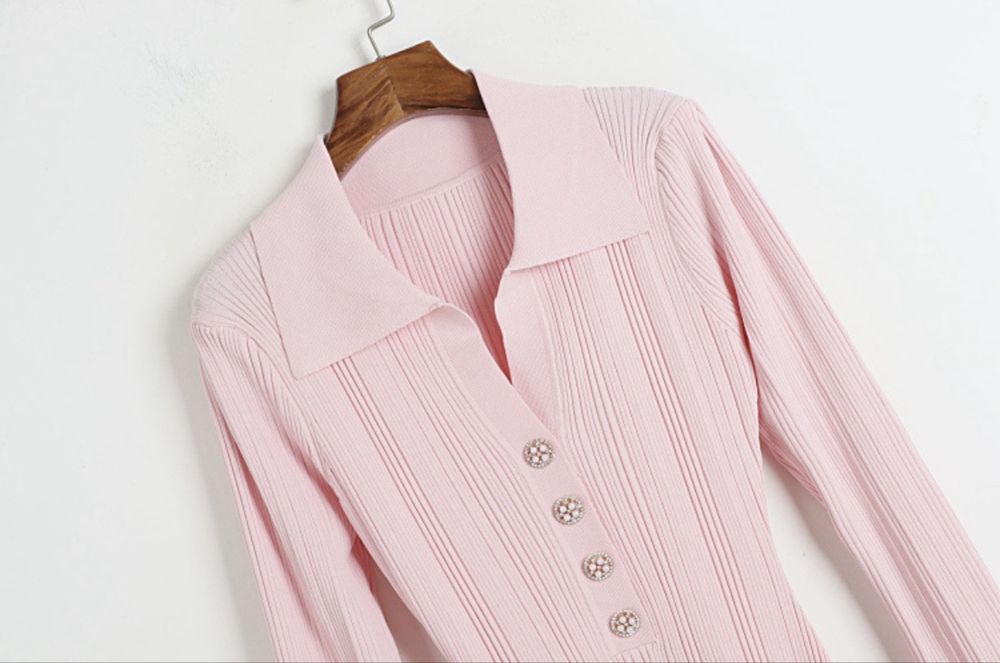 Дамска Рокля в Розов Цвят