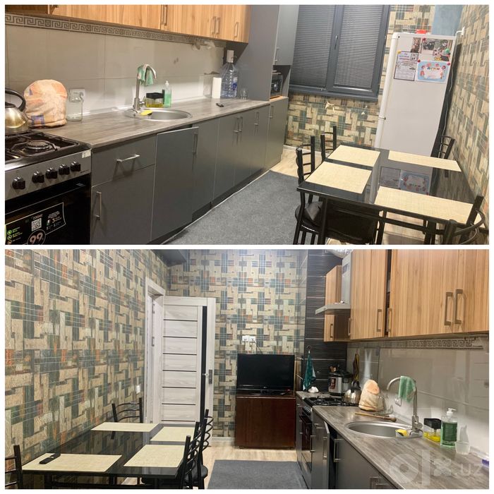 Продаётся в новостройке 2х в 3х комн 65 м2 (Алмазарский район, Чимбай)