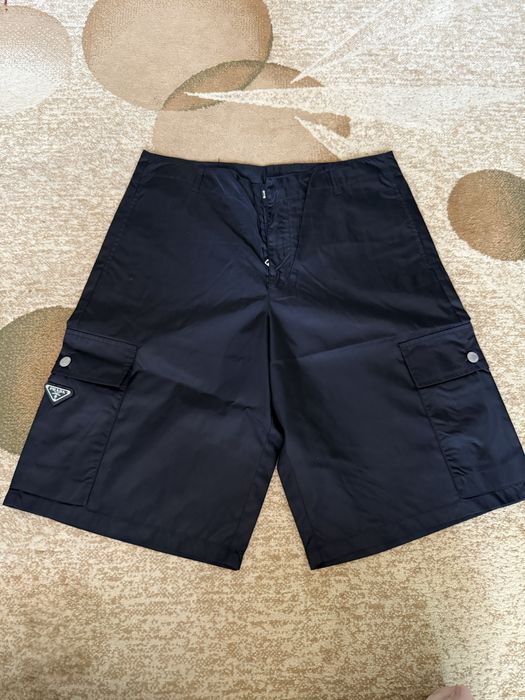 Pantaloni Scurti Prada Re-Nylon, noi, L