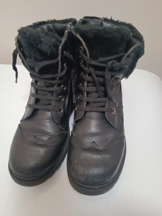 Детски боти с връзки и цип 31 номер