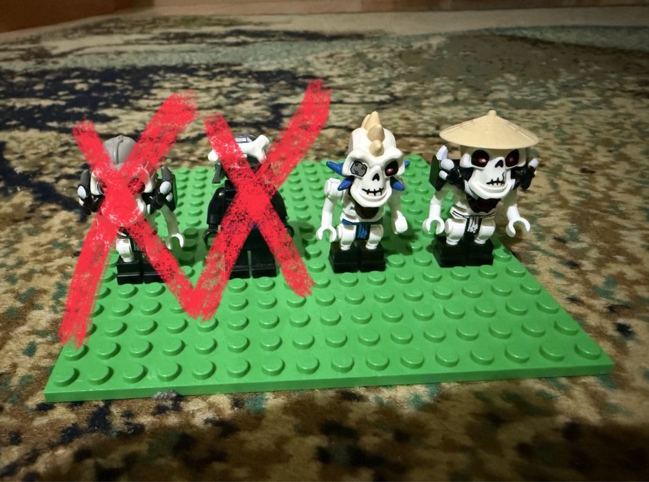Lego Ninjago минифигурки 2011 года