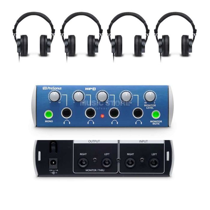 студиен усилвател за слушалки Presonus HP4