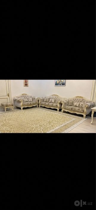 Divan Kreslo sotiladi 3 tali kamplekt srochna sostayan zòr