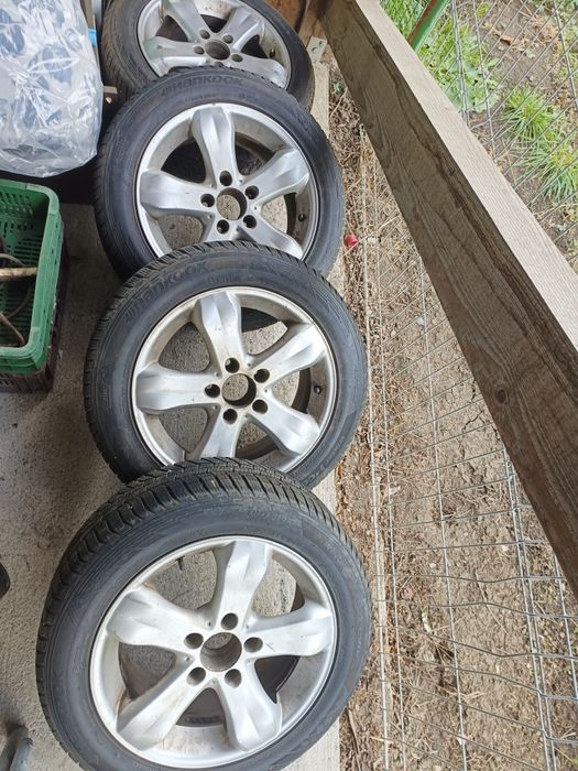 Jante Mercedes 5x112 cu cauciucuri de iarna 205/55/16
