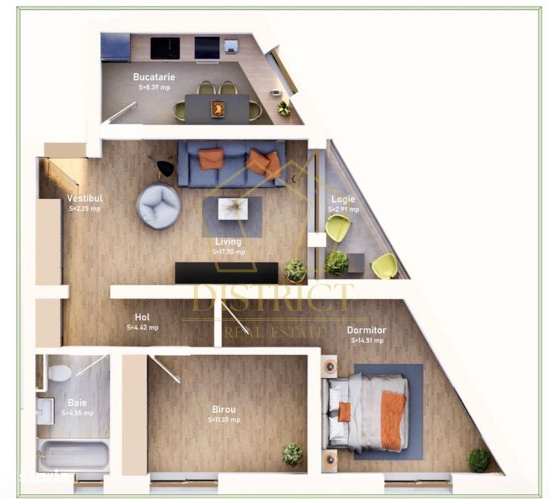 Comision 0% | Apartament decomandat 3 camere | Mehala