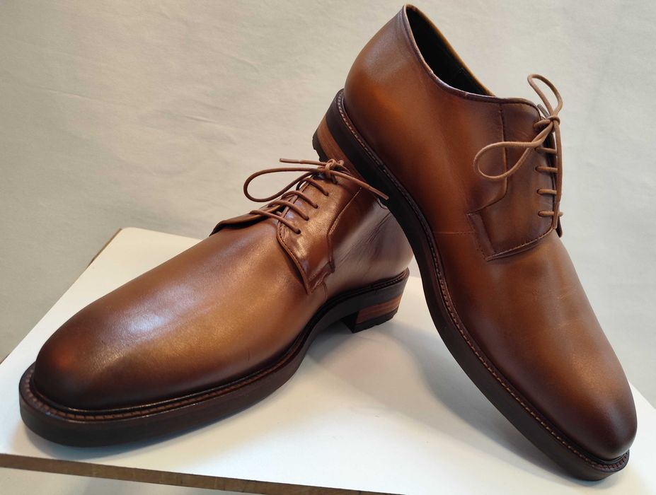 Pantofi derby 43 43.5 de lux Ortiz & Reed NOI piele naturala premium