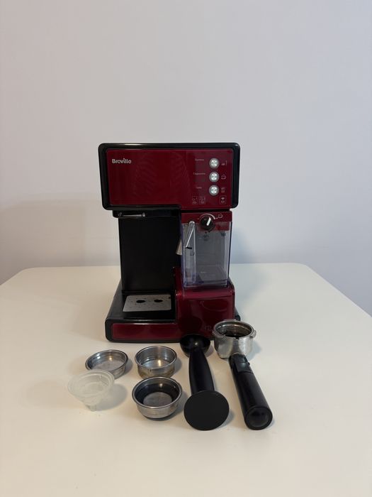 Espressor manual BREVILLE Prima Latte VCF046X,  1050W, 15 bar, lattego