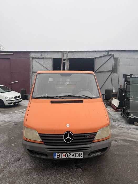 Mercedes Sprinter 211 CDI 2.2 | 2001 | Cabină dublă | Bena